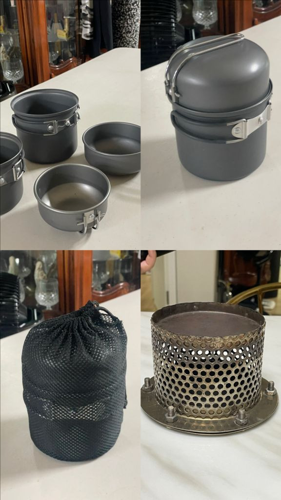 캠핑용품 일괄(텐트2개+윈드스크린타프+자충매트등등)--5