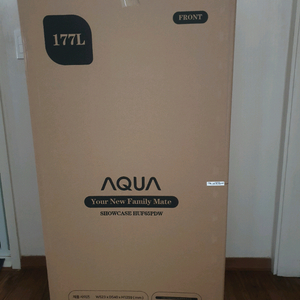 새제품)하이얼 아쿠아 듀얼쇼케이스 냉동실 냉장고 177L