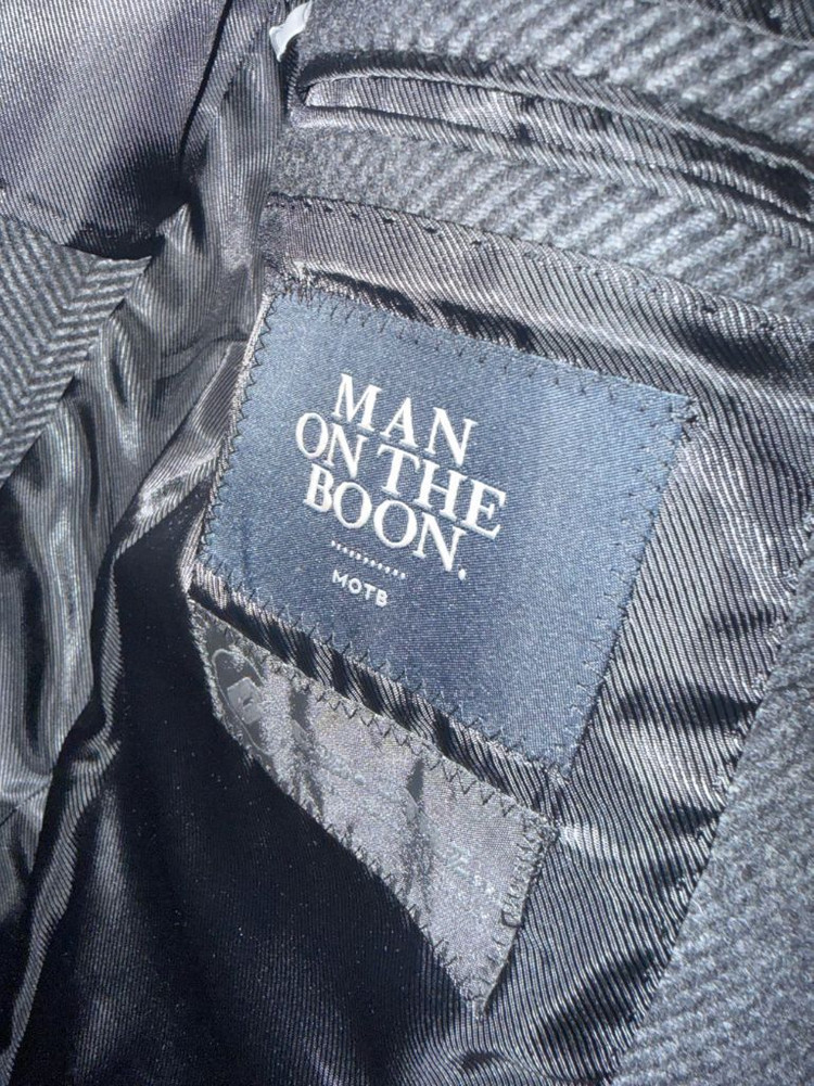 맨온더분 그레이 싱글코트 48사이즈(100) we--1