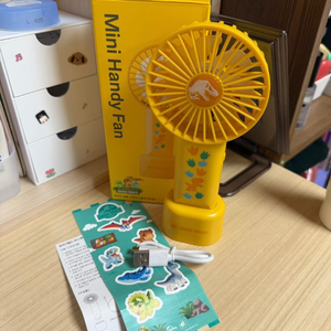 (새상품) 정품 쥬라기월드 미니 핸디 선풍기