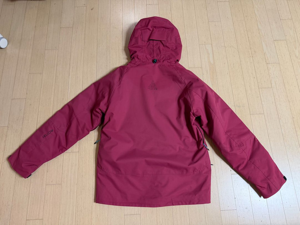 헬로우 엘리시움 팜파스 와인색 스노우보드 자켓 M 이미지