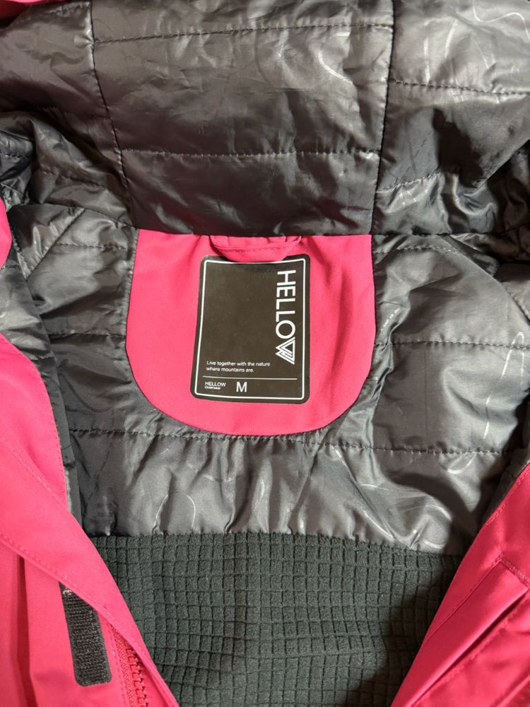 헬로우 엘리시움 팜파스 와인색 스노우보드 자켓 M 이미지