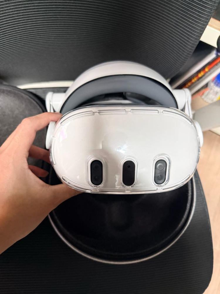메타 퀘스트3 512gb VR + 헤드 스트랩 + 투명케이스 등--1