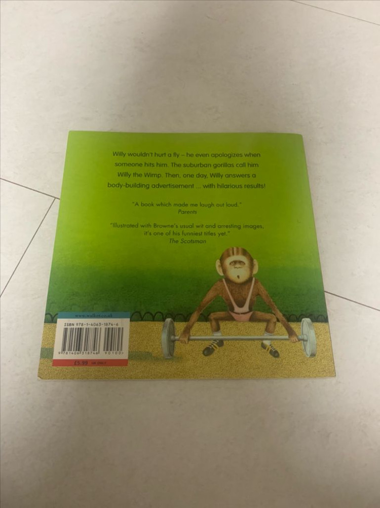 앤서니 브라운 Willy the Wimp 영어 그림책 이미지
