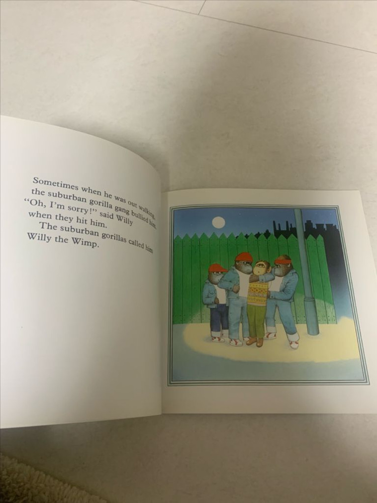 앤서니 브라운 Willy the Wimp 영어 그림책 이미지