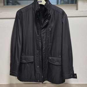 [크로커다일] 남성 퍼 안감 점퍼 판매합니다(사이즈: 105/색상: 블랙)