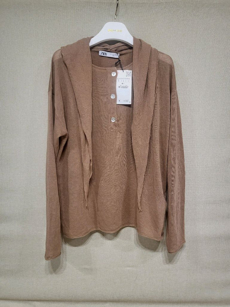 (새제품) zara 자라 스카프니트--7