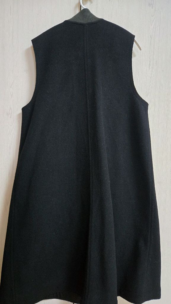 BEAKER 비이커 여성 모직 롱 베스트 코트조끼--2