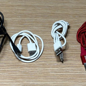 5핀, 8핀 충전 케이블, 5핀->8핀 변환 인버터 이미지