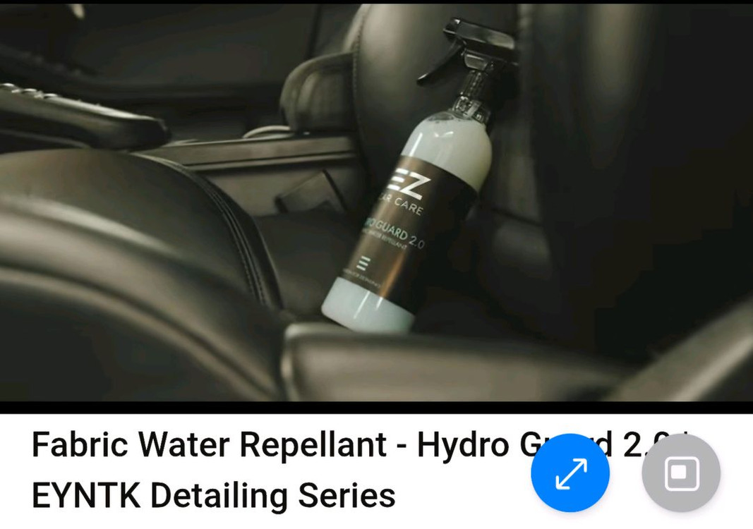 이지카케어 ezcarcare 하이드로 가드 2.0 HYDRO GUARD 직물 발수코팅제 오염방지 세차용품--0