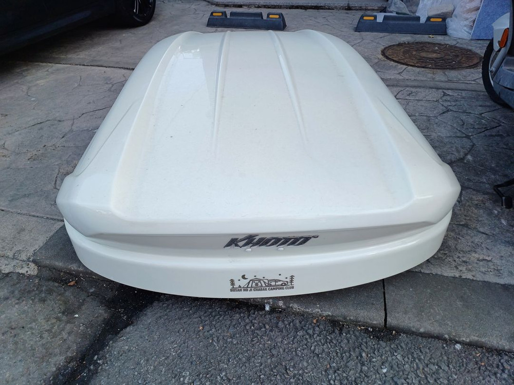 코토 일체형 루프박스 싼타페tm 화이트 변색--3