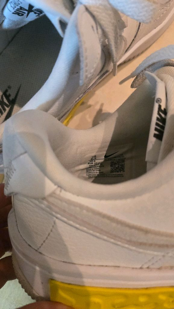 나이키 에어 포스 1 폰탄카 흰노 235--5