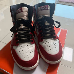 조던1 시카고 2022 290/실착2회/풀구성/크림보다 저렴