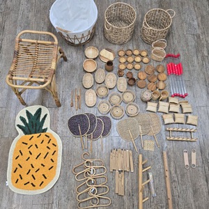라탄 소품 및 인테리어 소품 세트 일괄판매