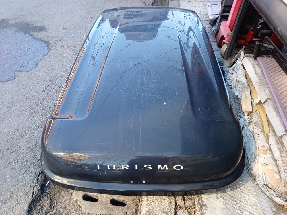 코란도투리스모 코토 일체형 루프박스 블랙 하자--2