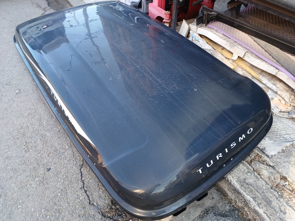 코란도투리스모 코토 일체형 루프박스 블랙 하자--4