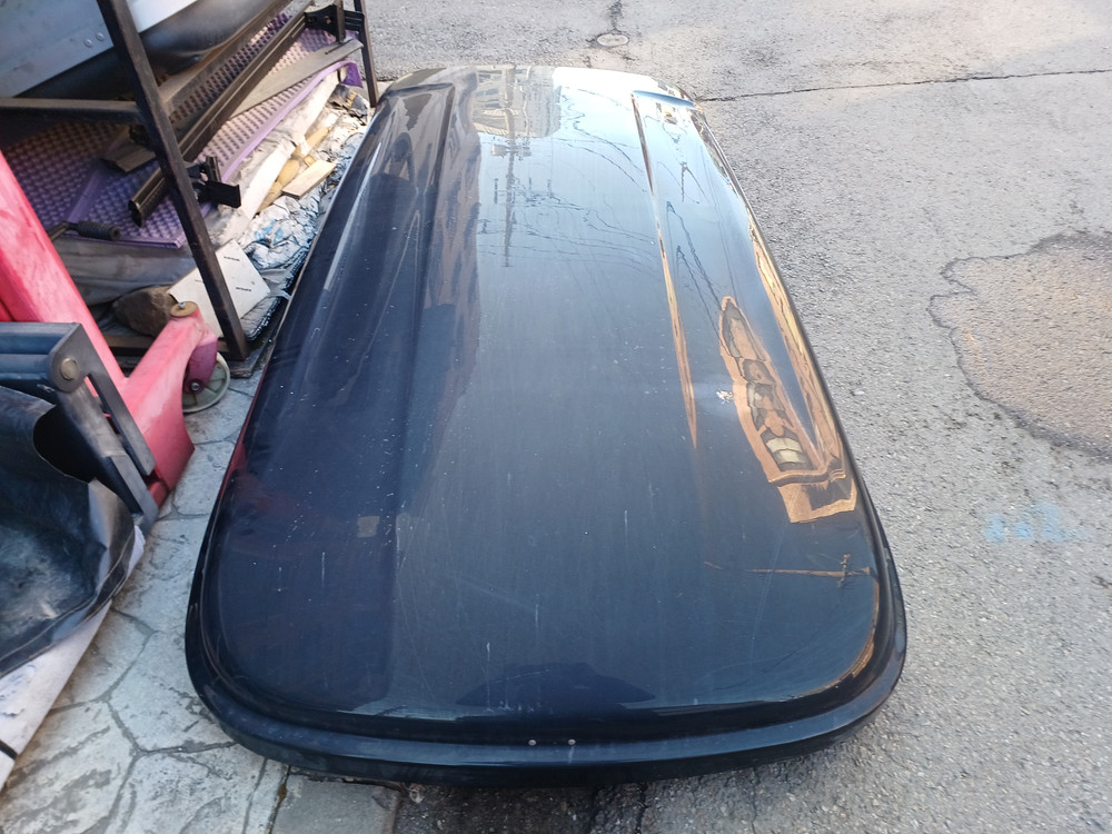 코란도투리스모 코토 일체형 루프박스 블랙 하자--5