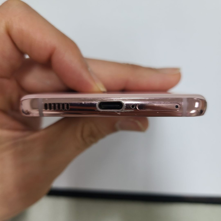 갤럭시 S21 핑크 256G SK 무잔상 중고 044597--5