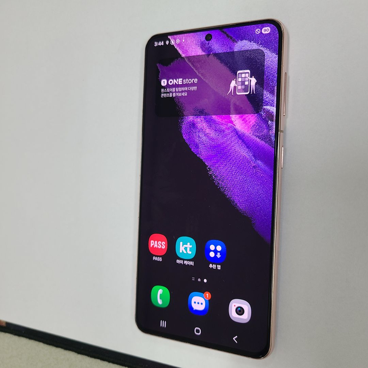 .갤럭시 S21 퍼플 256G KT 무잔상 AA급 044837--1