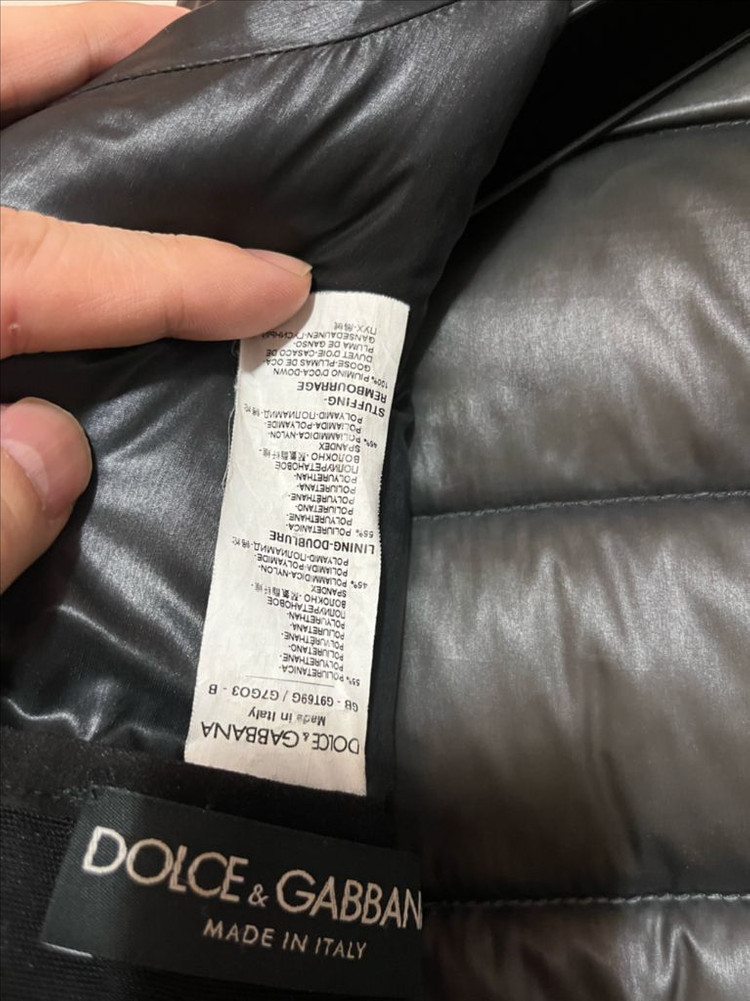 돌체앤가바나 구스다운 100% 경량패딩 46 이미지