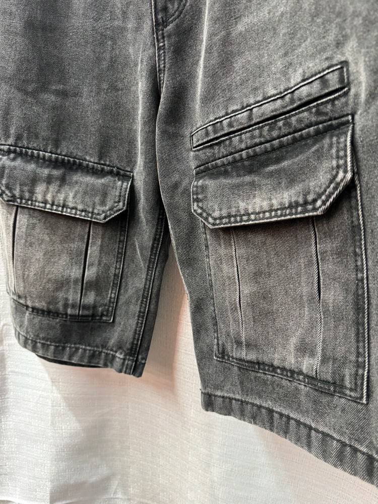 인사일런스 새상품급 워싱 카고 쇼츠 (28~29)--2