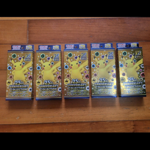 포켓몬카드 일본판 25주년 기념 스페셜 세트 5박스 일괄 이미지