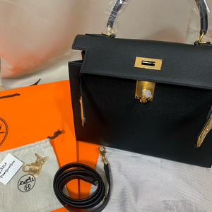 올수공 켈리백 28 블랙 골드