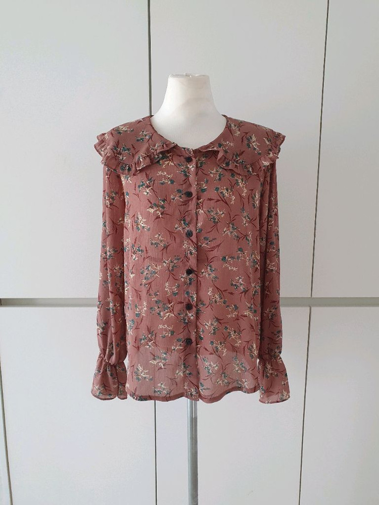 (거의새거) 반에이크 쉬폰 블라우스 프리사이즈--1