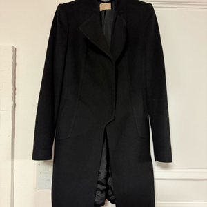 미샤 블랙 캐시미어 100% 코트 이미지