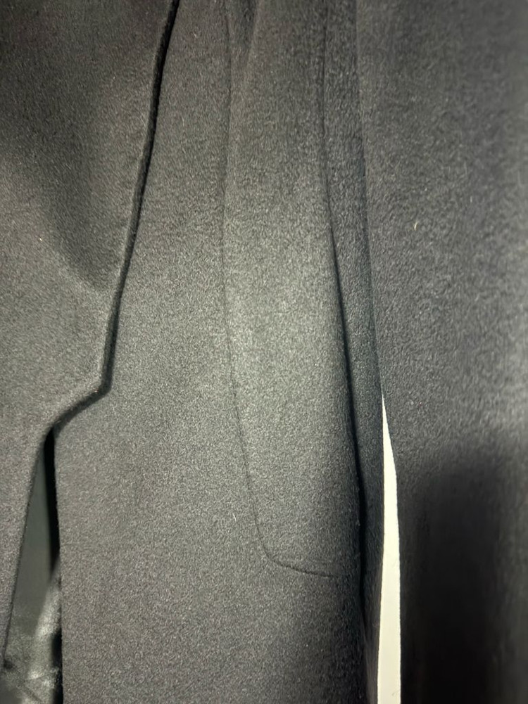 미샤 블랙 캐시미어 100% 코트 이미지