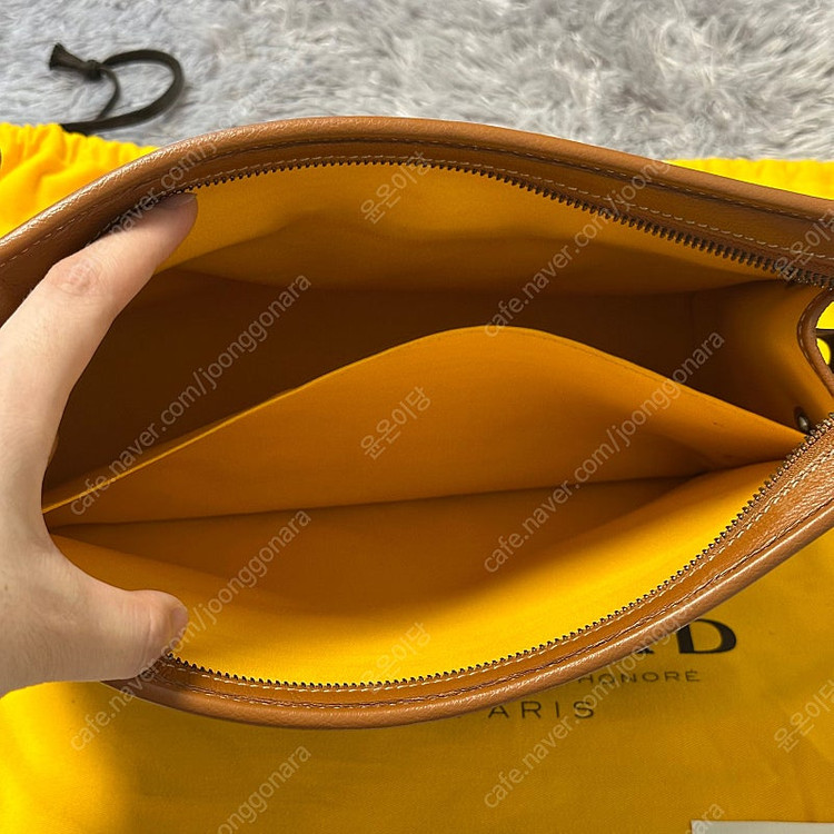 [GM] 고야드 마카쥬 쥬방스 클러치 블랙탄--4