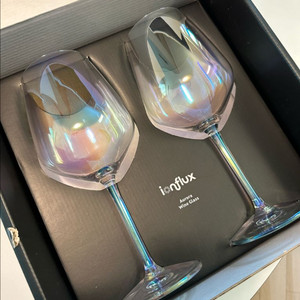 이탈리아 오로라 와인글라스 2p 새상품 580ml / Ionflux 이온플럭스 고급 이태리와인잔 택포