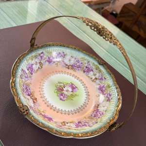 1900년대 독일 바바리아 Z.S.&Co. 오를레앙 비스킷 바스켓