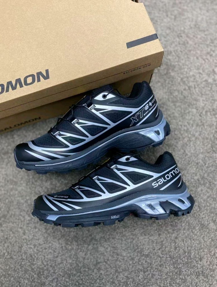 살로몬 XT-6 고어텍스 블랙 실버 240mm--2