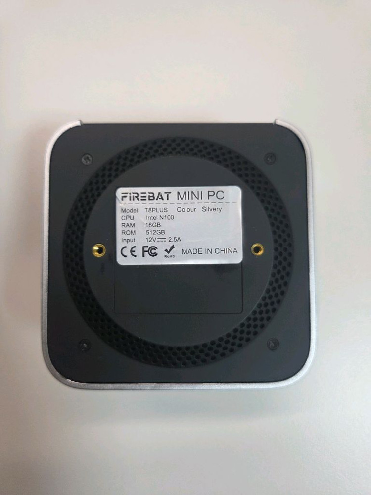 상태좋은 미니피씨 FIREBAT T8 Plus 16GB 512GB 팝니다--6