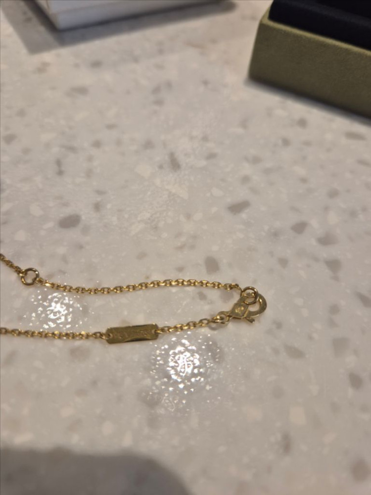 반클리프 아펠 마더오브펄 빈티지 목걸이--4