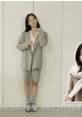 한섬 타임 time 시그니처 쇼츠 팬츠 55 사이즈 이미지