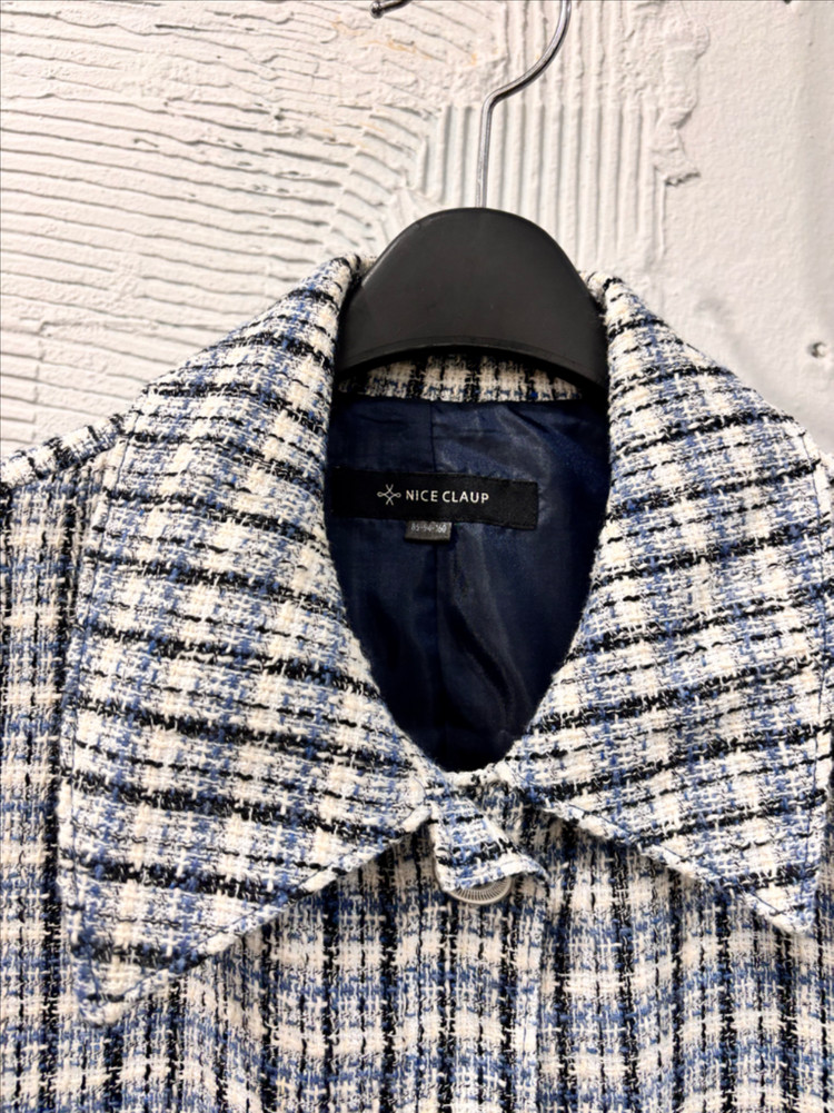 나이스클랍 트위드 춘하용 자켓--2