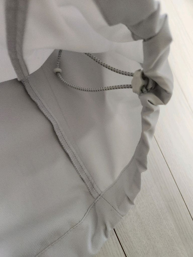 새상품급)엄브로 더블컷 긴팔 피스테 그레이(UQ221SWT53)사이즈110 xxl에눌문의 사절한번입고 세탁 후 보관--16