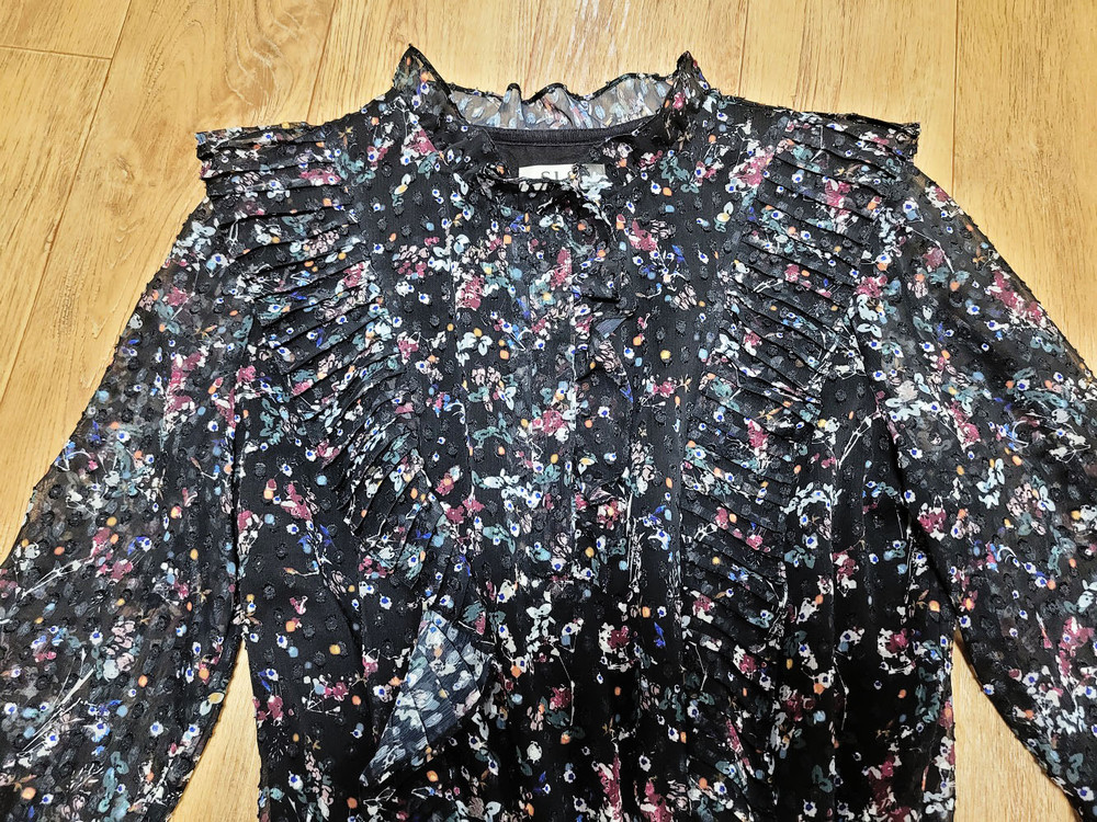 SJSJ 플리츠 블록 원피스 55--4