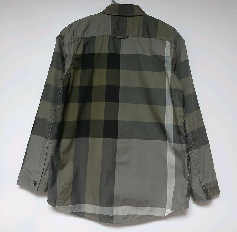 버버리 키즈 체크 셔츠 10Y 이미지