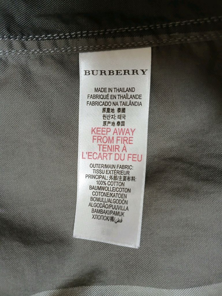 버버리 키즈 체크 셔츠 10Y 이미지