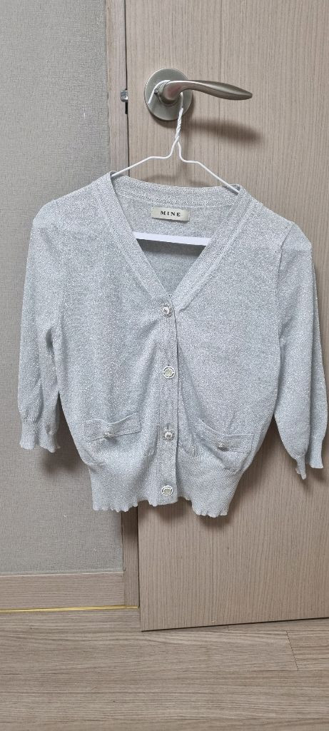 한섬 마인 나시 가디건 세트--1