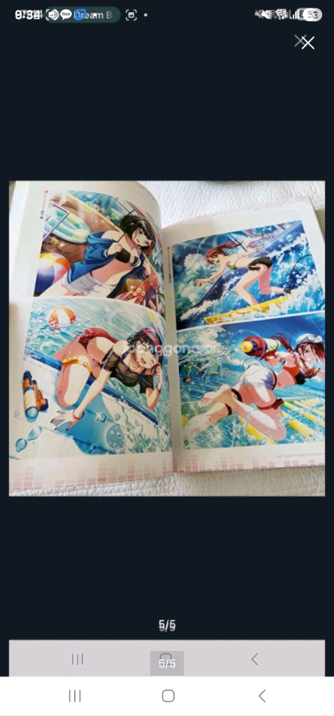 뱅드림 걸즈 밴드 파티 비주얼 북 4 5 통합본 (일본 원서) 이미지