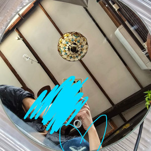 터치 led 3색 거울 나눔