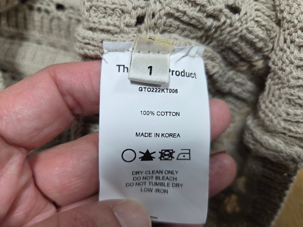더오픈프로덕트(TheOpen Product) 포인텔 코튼니트 프리사이즈--6