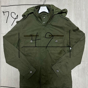 디젤 카키색 야상 자켓 M(97사이즈)