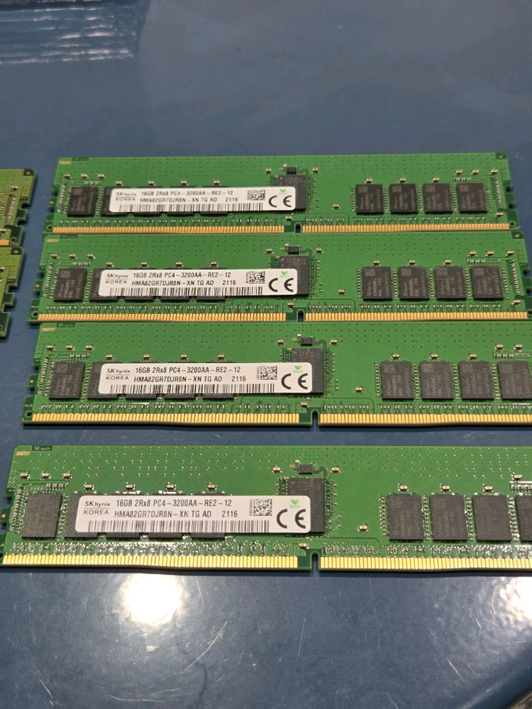 하이닉스 DDR4 16GB 램 3200 서버용 16GB 2Rx8 PC4-3200AA (2116)--2