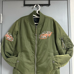 디젤 블랙 골드 항공 점퍼 봄버