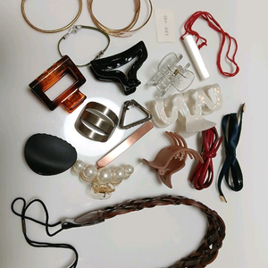 택포 헤어악세사리, 목걸이, 팔찌 17종 일괄 판매 이미지